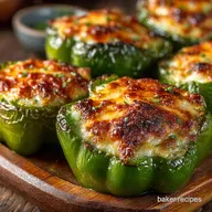Hearty stuffed green peppers with ground Classic Comfort