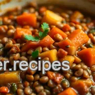Hearty Lentil Stew: A Wholesome Healthy Crockpot Meals Recipe