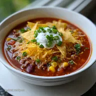 Taco Soup: Ready in 30 Min, Slow-Cooked Texture