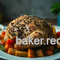 Easy Dinner Recipes: Herb-Crusted Roast Chicken & Veggies