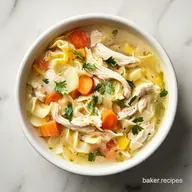 Homemade Chicken Noodle Soup: Rich and Vibrant