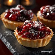 Christmas Desserts: Sparkling Individual Cranberry Orange Tartlets