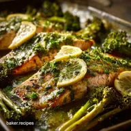 Lemony Herb Butter Keto Baked Trout Quick 30Minute Sheet Pan Dinner