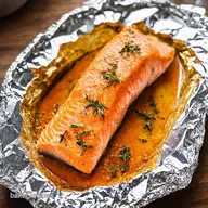 Easy Baked Salmon in Foil Lemon Herb Perfection