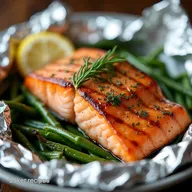 Sunshine Salmon Packets FoilWrapped Grilled Salmon with Dill