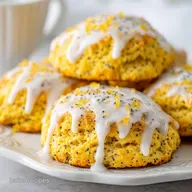 Lemon Poppy Seed Scones: Tender and Flaky