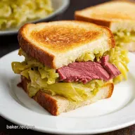 Leprechauns Lunch Corned Beef and Cabbage Grilled Cheese