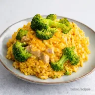 Healthy Cheesy Chicken Broccoli Rice Lighter Comfort Food