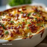 Loaded Scalloped Potatoes Recipe: Baked Cheesy Comfort Food