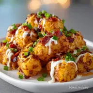 Loaded Tater Tots: Crispy & Creamy