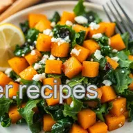 Easy Roast Butternut Squash Kale Salad Delight: Discover Amazing Flavor!
