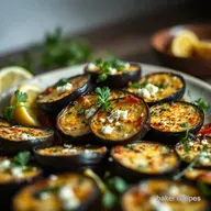 Mediterranean baked eggplant: My Feta Herbed Secret!