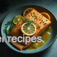 Lemon & Herb healthy salmon recipes: My Easy Baked Secret!