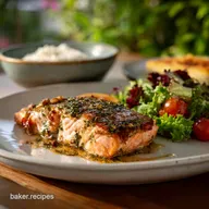Mediterranean Stuffed Salmon Baked in 30 Minutes