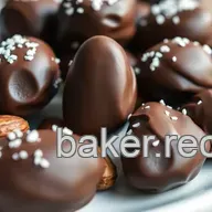 Melted Chocolate Covered Almonds Delight