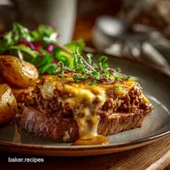 The Full Welsh Hearty Welsh Minced Lamb Rarebit with Ale Sauce