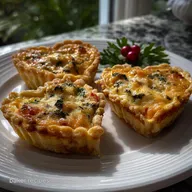 Mini Quiche Hearts: Irish Appetizer Perfection