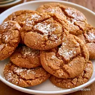 Molasses Crinkles with Butter