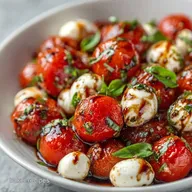 Mozzarella Tomato Bites in 15 Minutes