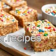 No-Bake Cake Bars with Fun Sprinkles
