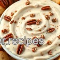 No Bake Pecan Pie Dip - Creamy Delightful Treat