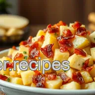 Oma's German Potato Salad Recipe: Tangy Bacon Delight!