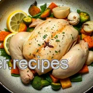 Healthy Recipes for Dinner: One-Pan Lemon Herb Chicken & Veggies!