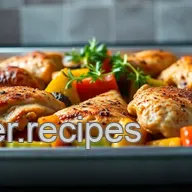 One-Pan Wonder: Easy & Delicious Sheet Pan Chicken and Vegetables