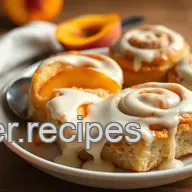 Delight in Every Bite: Bake Peach Cobbler Cinnamon Rolls Delight Recipe