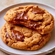 Peanut Butter Chocolate Cookies: Chewy