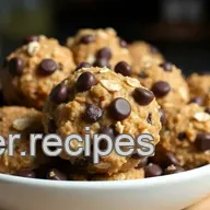 Peanut Butter Chocolate Chip Protein Balls - Easy Recipe!