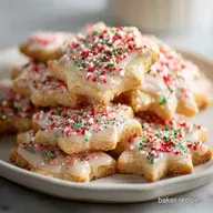 Peppermint Shortbread Cookies for 24 Servings