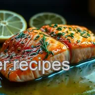 Easy & Juicy Cooking Temp for Salmon in the Oven: My Fail-Proof Herb Glazed Method