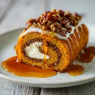 Praline Pumpkin Roll Recipe: No-Bake
