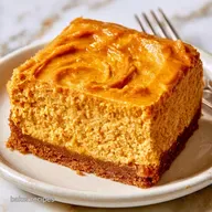 Pumpkin Cheesecake Bars with Gingersnaps