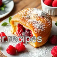 Bake Raspberry Danish with Raspberry Filling