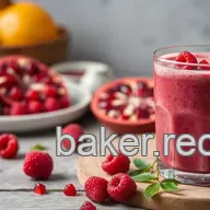 Easy & Refreshing Blend Raspberry Pomegranate Smoothie Delight: A Daily Boost of Antioxidants