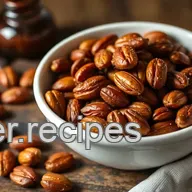 Roast Almonds with Maple Tamari Flavor