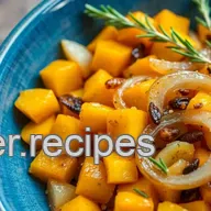 Roasted Onion Squash Sweet & Savory Delight