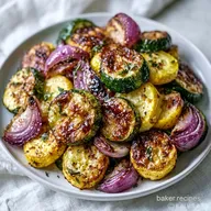 Roasted Zucchini and Squash with Parmesan