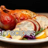 Roasting Goose with Comforting Red Cabbage