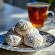 Russian Tea Cookies Without Eggs | Old Fashioned Recipe