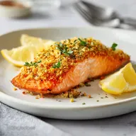 Spring Meals: Pan-Seared Salmon with Zesty Lemon Crumb