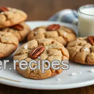 Delicious Salty Caramel Pecan Cookies &ndash; Bake in 30 Min!