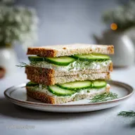 Cucumber Sandwich: Crisp Herb Finger Sandwiches