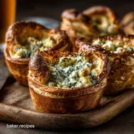 SkyHigh Blue Cheese Popovers The Ultimate Savoury Showstopper