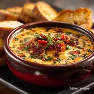 Game Day Dips: Smoky Chorizo and Roasted Pepper Queso Melt