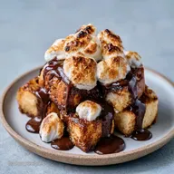 Smores French Toast Casserole Baked