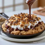 Smores Skillet Cookie in 40 Minutes