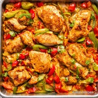 Speedy Sheet Pan Dinners Chicken Fajita Fiesta